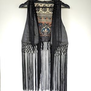 NOVELLA ROYALE Free People Leather Vest